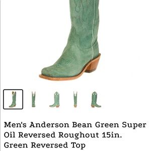 Anderson bean roughout boots